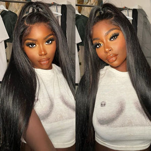 Full Lace Brazilian Straight Human Hair Wigs with Clean Bleached Knots Apparel & Accessories > Clothing Accessories > Hair Accessories > Wigs > 13x6-lace-front-wig LABHAIRS® 