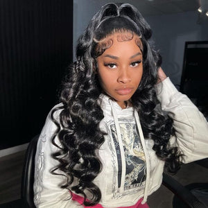Full Lace Brazilian Loose Body Wave Human Hair Wigs with Clean Bleached Knots Apparel & Accessories > Clothing Accessories > Hair Accessories > Wigs > 13x6-lace-front-wig LABHAIRS® 