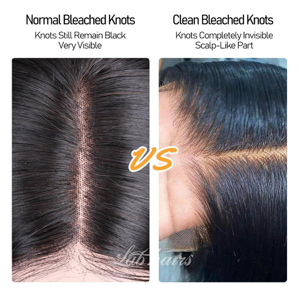 Diamond Fake Scalp 13X6 Human Hair Transparent Lace Front Wig | Deep Wave Lab Hairs 