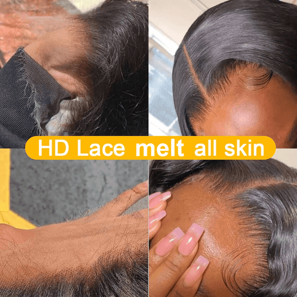 Labhairs 5*5 13*4 13*6 Top Swiss HD Lace Closure/Frontal with Clean hairline Clean Bleached Knots Apparel & Accessories > Clothing Accessories > Hair Accessories > Wigs > Lace Front Bob Wig LABHAIRS® 