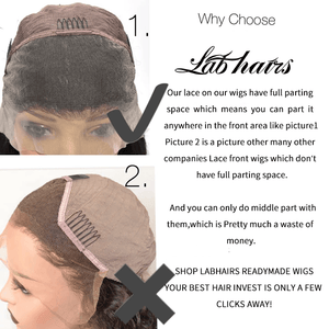 13*4 Top Swiss HD Lace 613 Blonde Full Frontal Wig | Body Wave Apparel & Accessories > Clothing Accessories > Hair Accessories > Wigs > Colorful Wig LABHAIRS® 