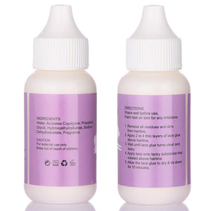 Strong Hold Glue For Wigs and Hair Systems Invisible Bonding Formulated For Oily Skin Non Toxic - No Odor Apparel & Accessories > Clothing Accessories > Hair Accessories > Wig Accessories > Tools & Accessories LABHAIRS® 
