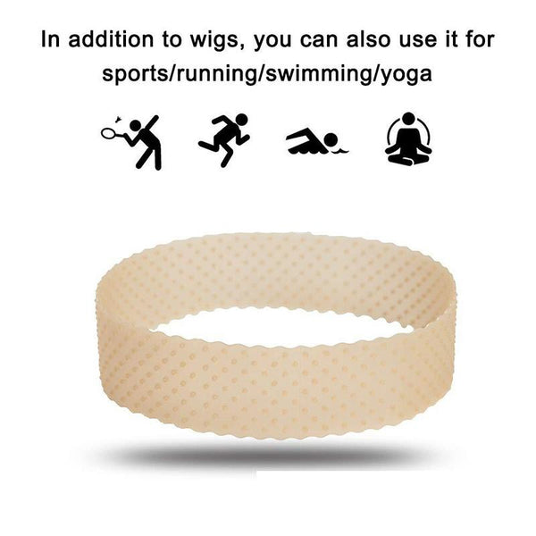 Wig Grip Band for Lace Front Non-slip Adjustable Silicone Wig Headband Seamless Wig Holder Apparel & Accessories > Clothing Accessories > Hair Accessories > Wig Accessories > Tools & Accessories LABHAIRS® 