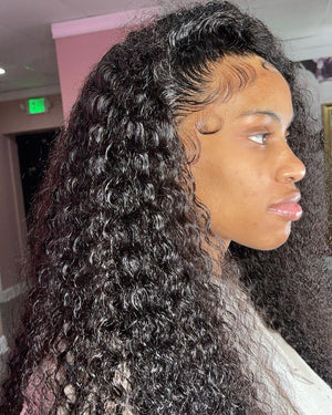 50% OFF Only 1 Stock 13*6 Top HD Lace Front Wig Invisible Swiss Lace Water Wave Wig Apparel & Accessories > Clothing Accessories > Hair Accessories > Wigs > 13x6-lace-front-wig LABHAIRS® 