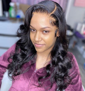 Undetectable Invisible Lace Glueless 13X6 Frontal Lace Wig | Loose Wave Lab Hairs 