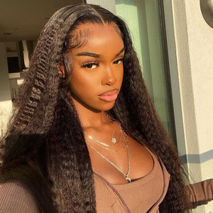 13*6 Skin Melt HD Lace Front Wig Invisible Swiss Lace+ Invisible Knots | Kinky Straight Lab Hairs 