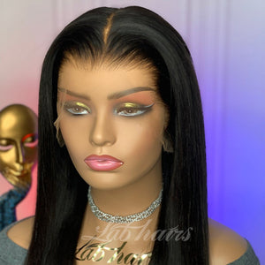 Glueless Clean Hairline Undetectable 13X6 Top Swiss HD Lace Wig | Silky Straight Apparel & Accessories > Clothing Accessories > Hair Accessories > Wigs > 13x6-lace-front-wig LABHAIRS® 